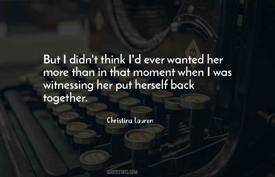 Christina Lauren Quotes #911527