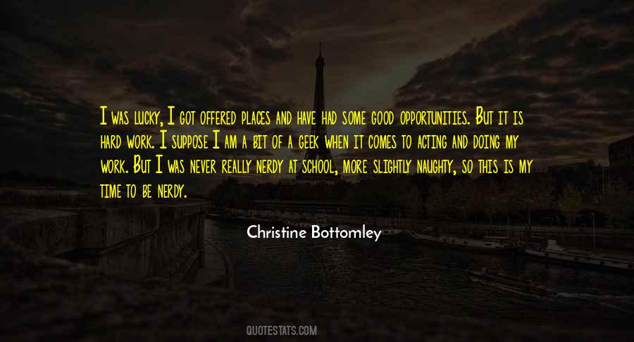 Christine Bottomley Quotes #1302692