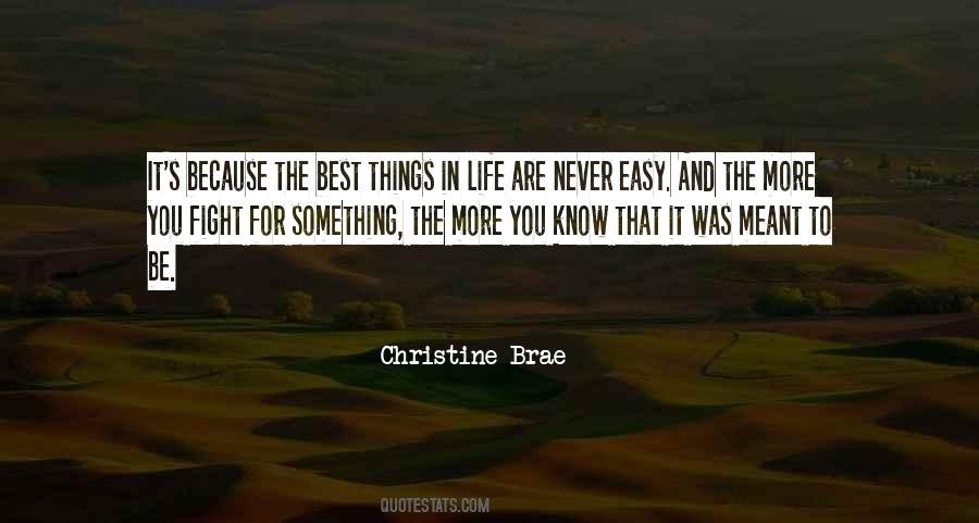 Christine Brae Quotes #1704684