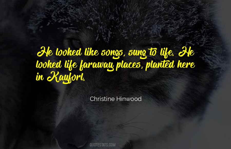 Christine Hinwood Quotes #1175066