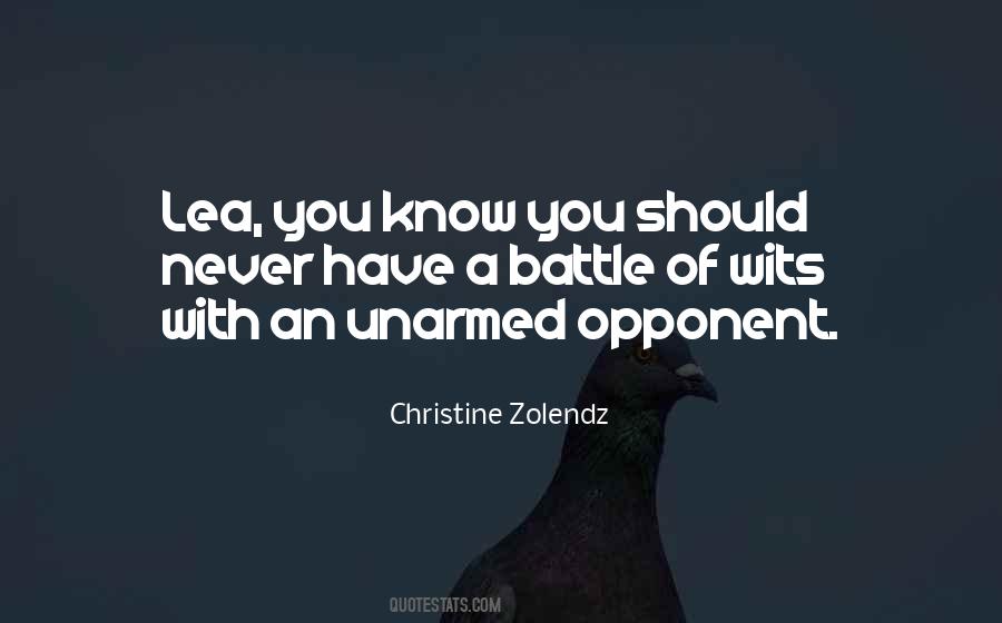 Christine Zolendz Quotes #221554