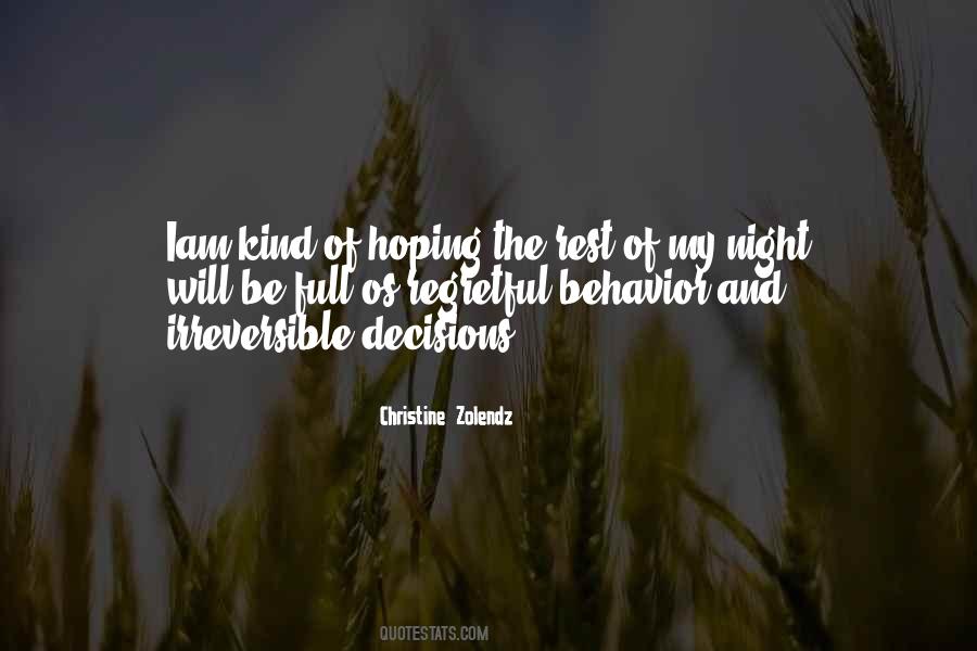 Christine Zolendz Quotes #627640