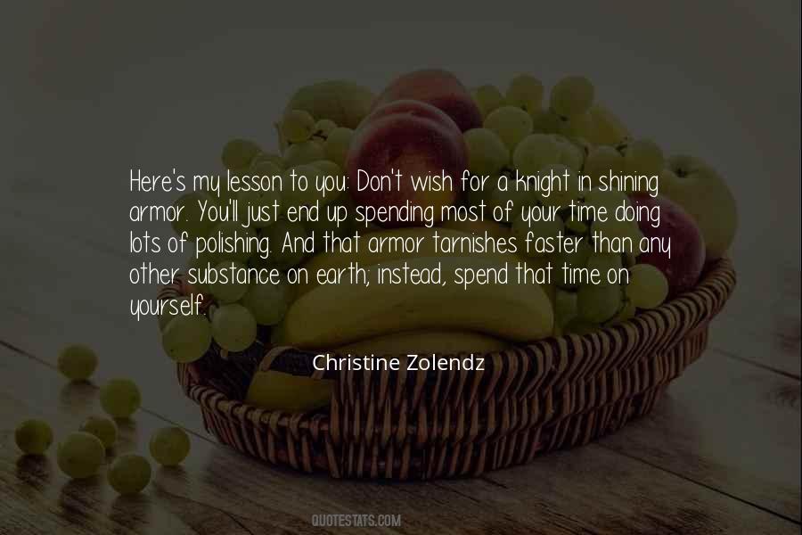 Christine Zolendz Quotes #930638