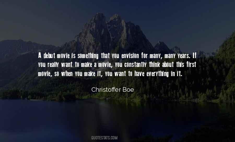 Christoffer Boe Quotes #1009197