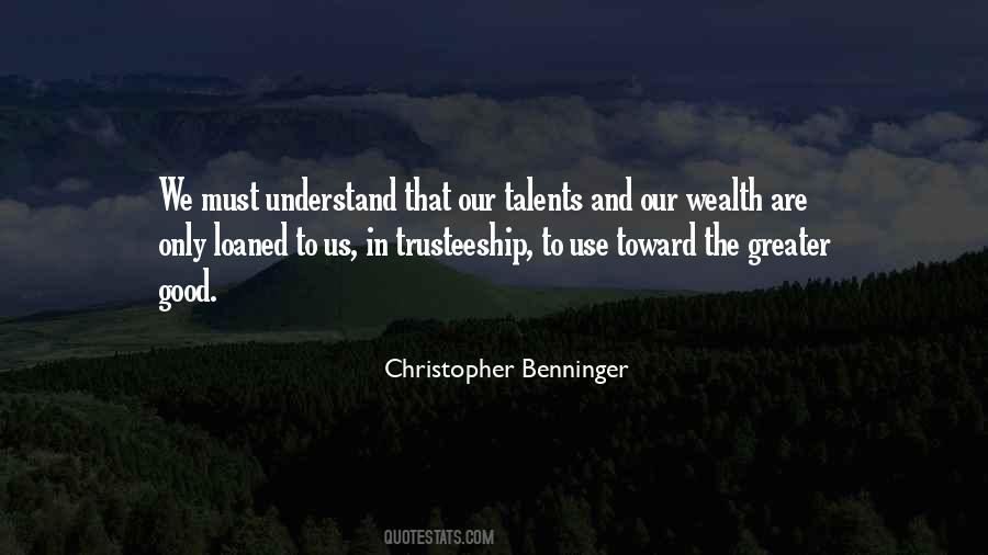 Christopher Benninger Quotes #92491