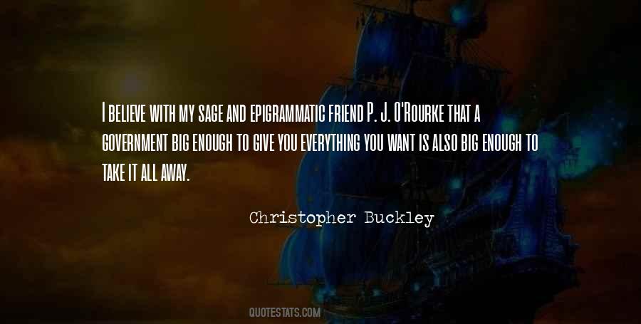 Christopher Buckley Quotes #1285857