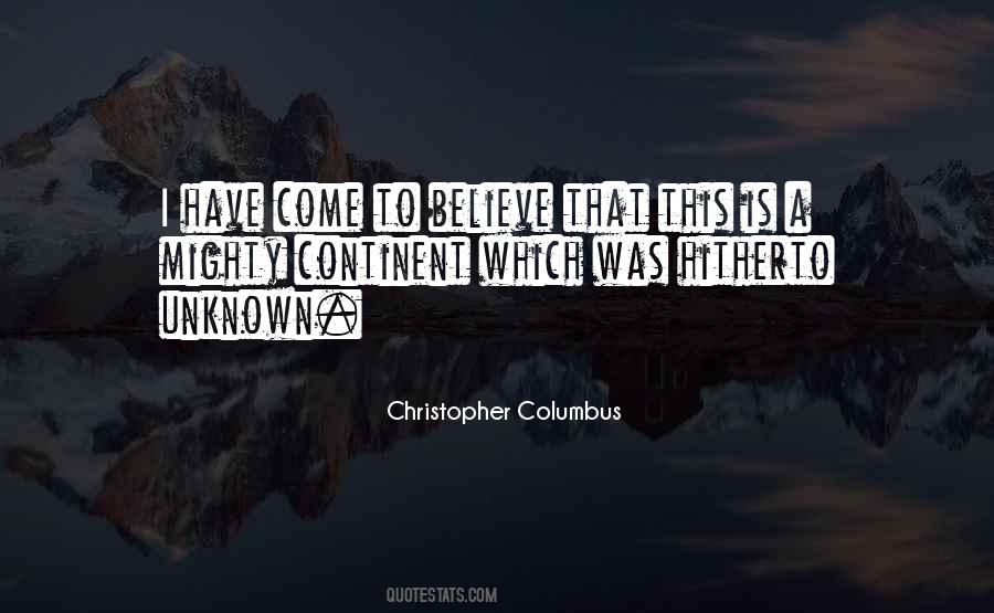 Christopher Columbus Quotes #658755