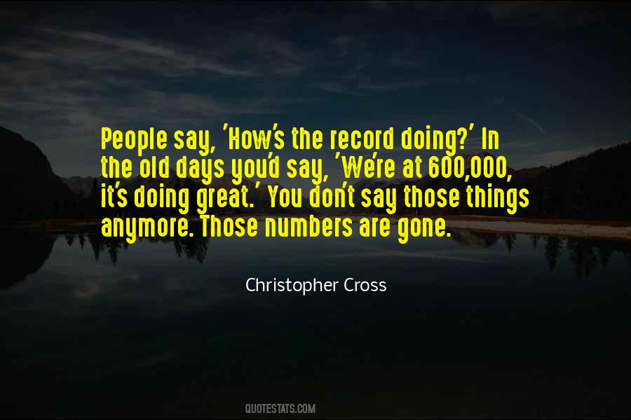 Christopher Cross Quotes #544124