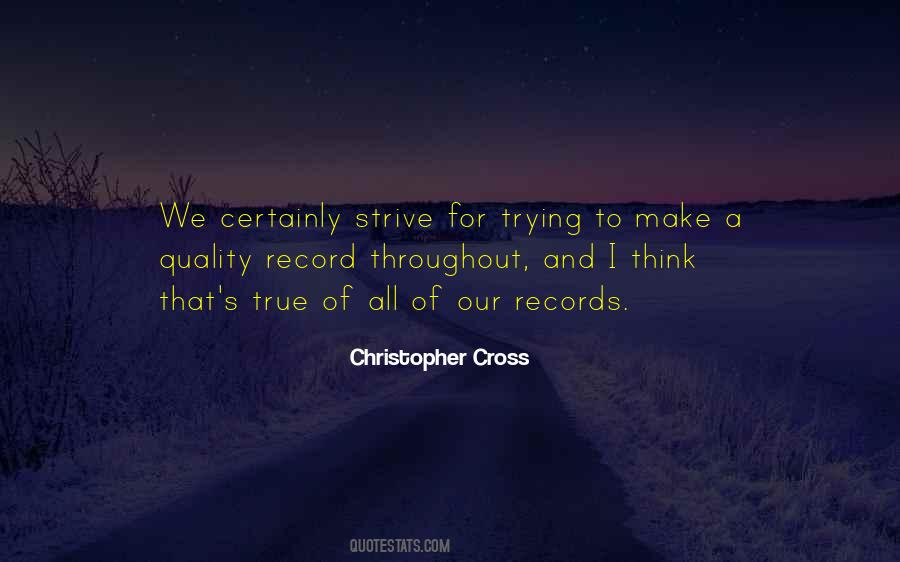Christopher Cross Quotes #663534