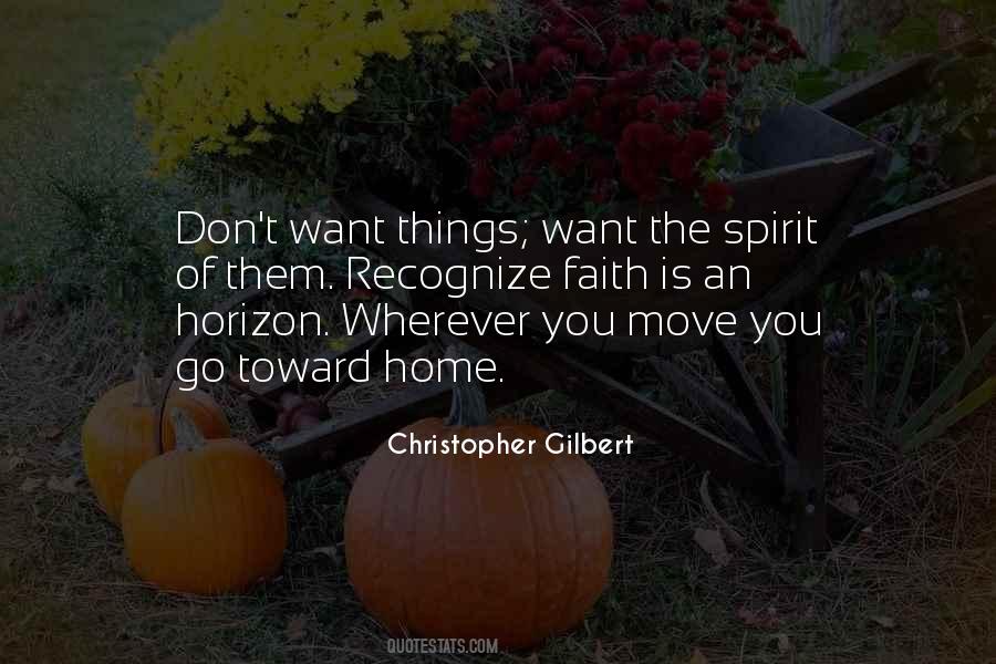 Christopher Gilbert Quotes #130143