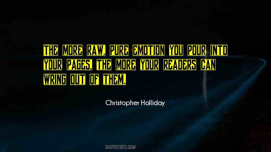 Christopher Holliday Quotes #987087