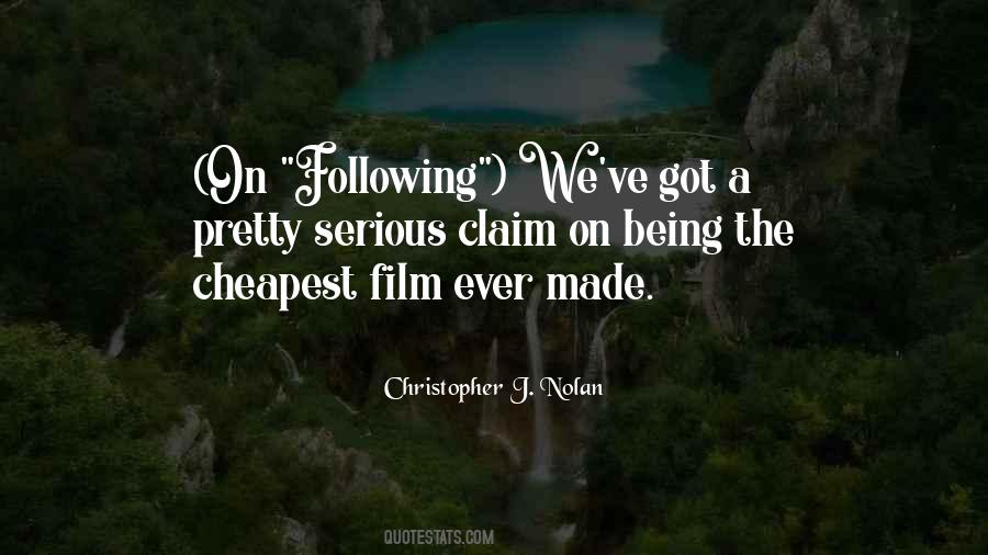 Christopher J. Nolan Quotes #726924