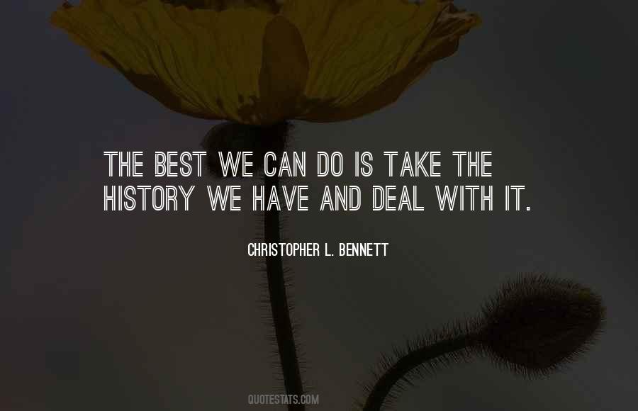 Christopher L. Bennett Quotes #284654