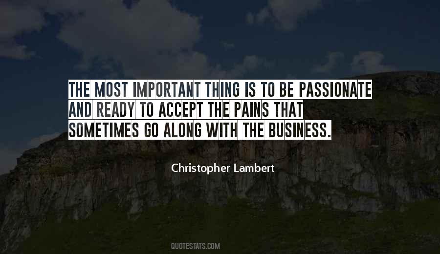 Christopher Lambert Quotes #1780670