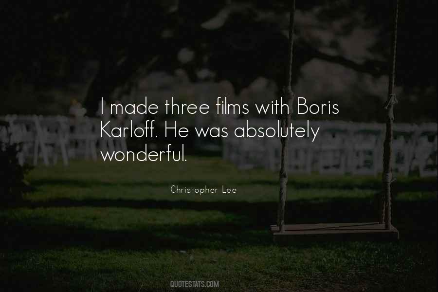 Christopher Lee Quotes #515091