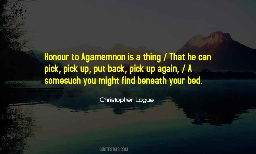 Christopher Logue Quotes #1711713
