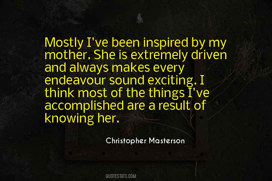 Christopher Masterson Quotes #573533