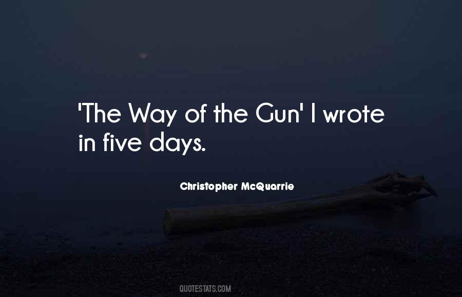 Christopher McQuarrie Quotes #1215411