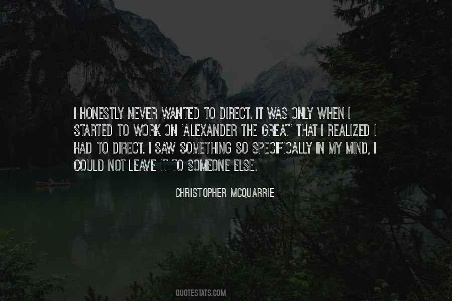 Christopher McQuarrie Quotes #133809