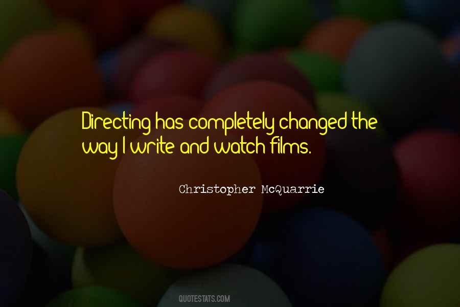 Christopher McQuarrie Quotes #1729980