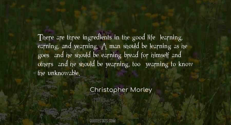 Christopher Morley Quotes #1027391