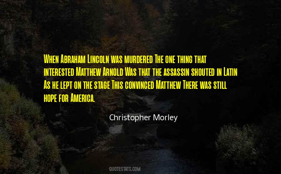 Christopher Morley Quotes #38946