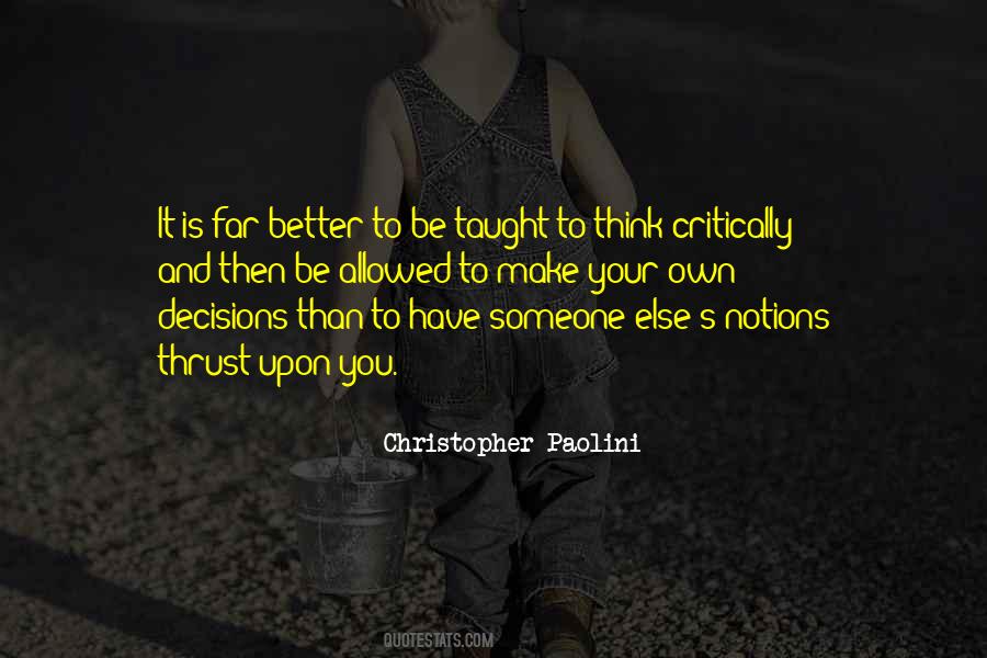 Christopher Paolini Quotes #923514