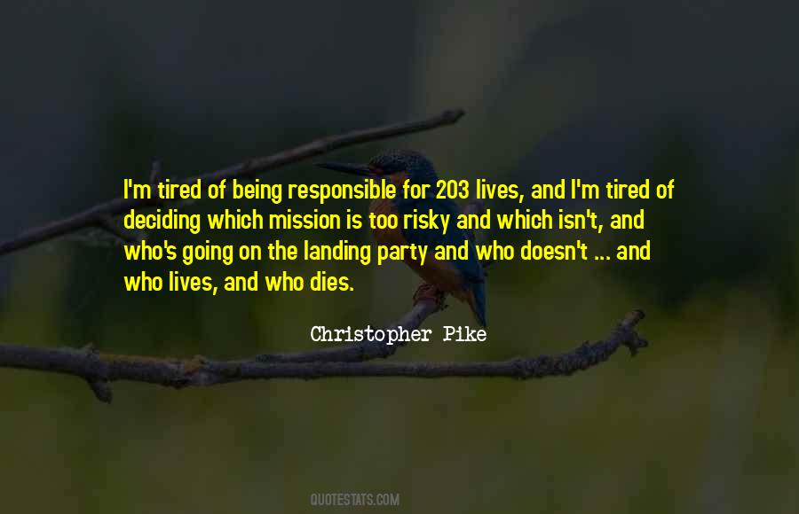 Christopher Pike Quotes #8768