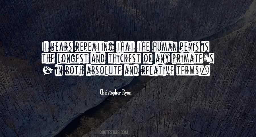 Christopher Ryan Quotes #1060393