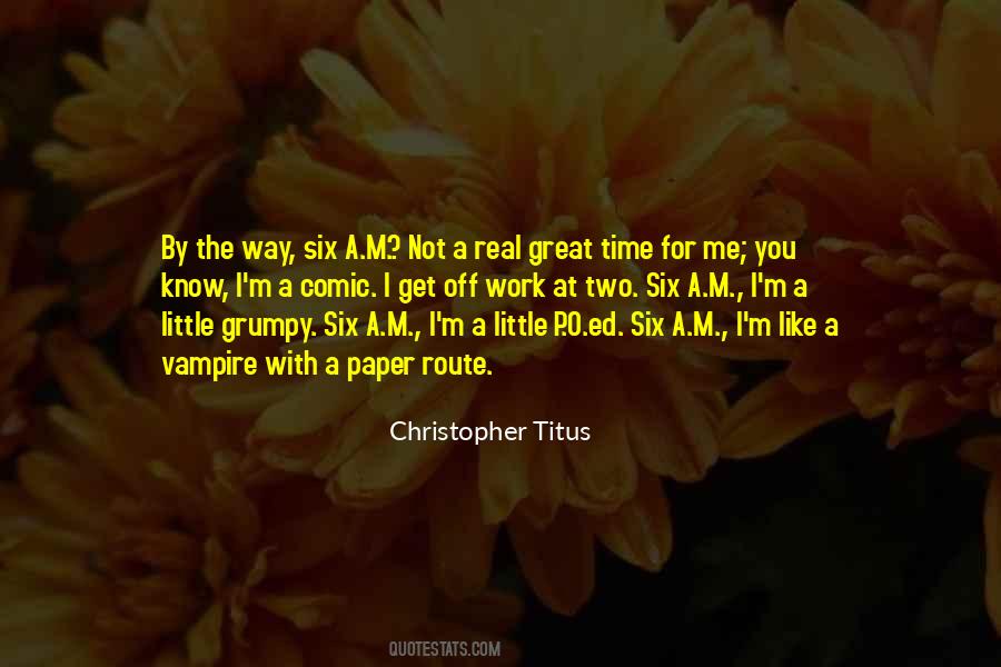 Christopher Titus Quotes #1111964