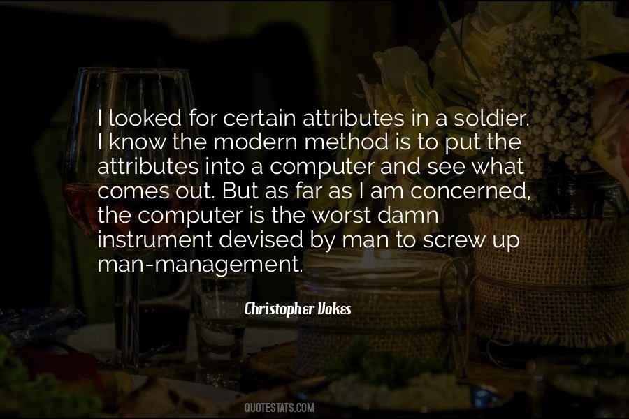 Christopher Vokes Quotes #853737