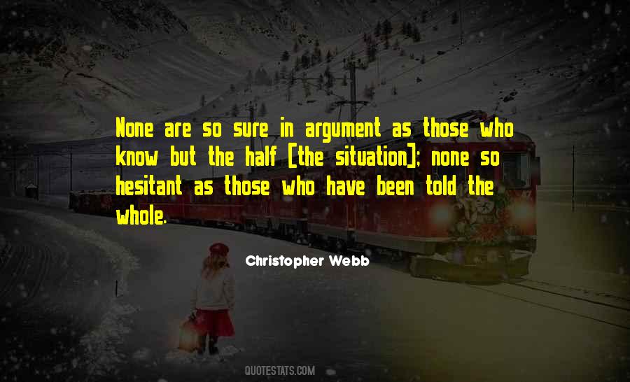 Christopher Webb Quotes #1214403