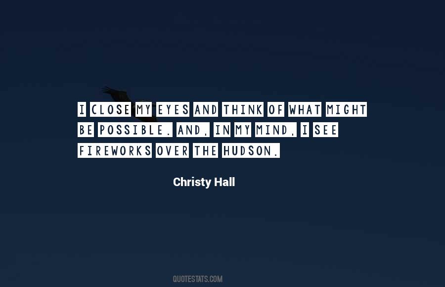 Christy Hall Quotes #1673863