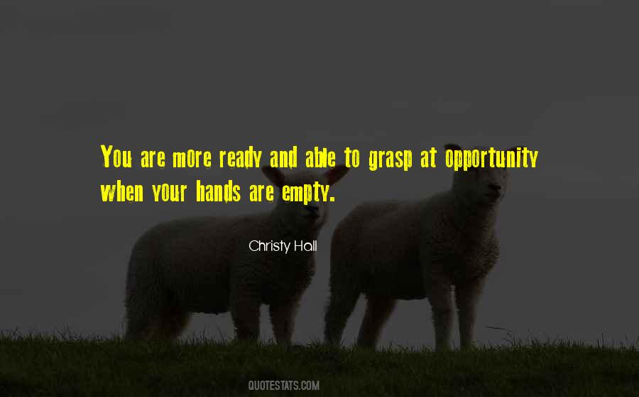 Christy Hall Quotes #211532