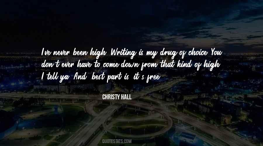 Christy Hall Quotes #70299