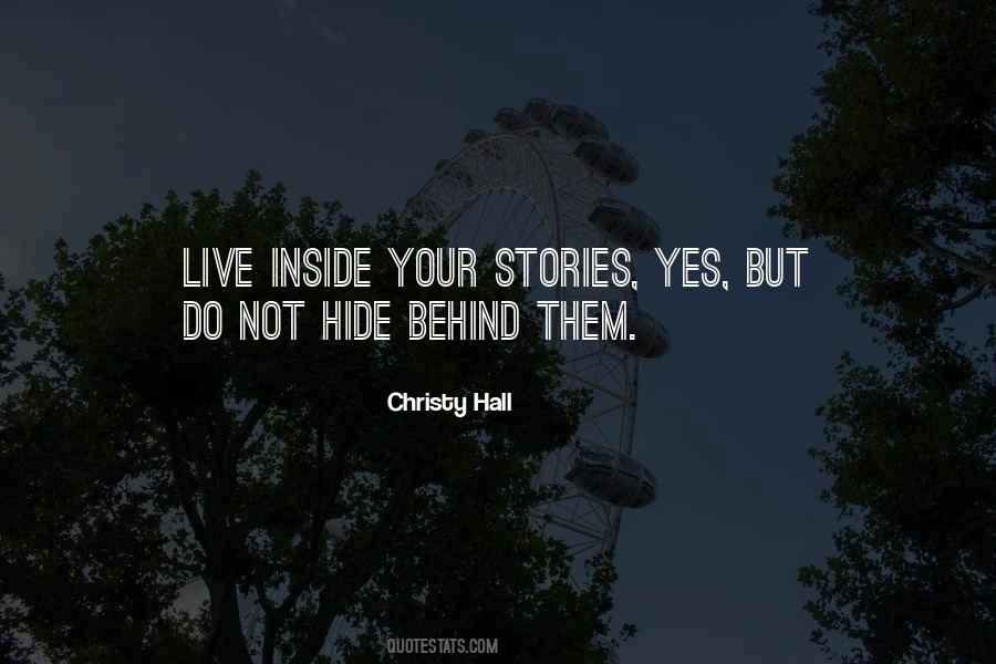 Christy Hall Quotes #707421