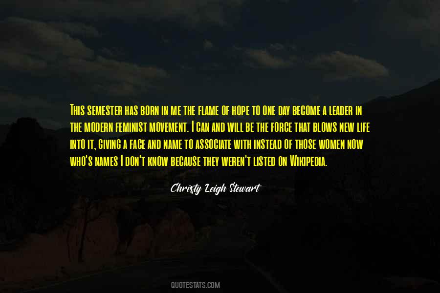 Christy Leigh Stewart Quotes #870549