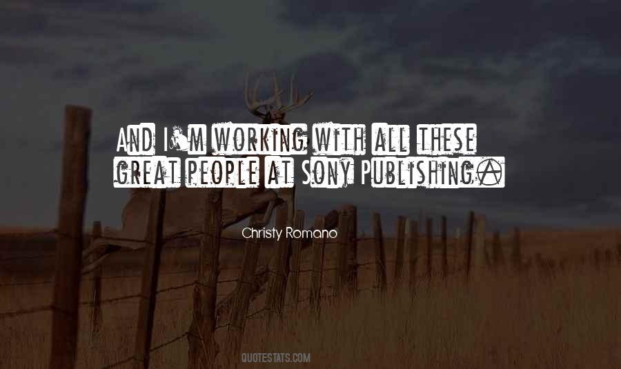 Christy Romano Quotes #362772