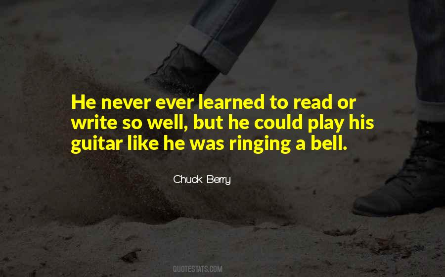 Chuck Berry Quotes #948537