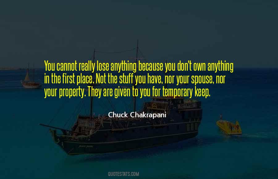 Chuck Chakrapani Quotes #382377