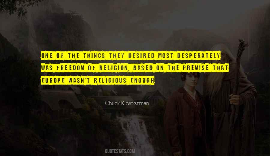 Chuck Klosterman Quotes #1318282