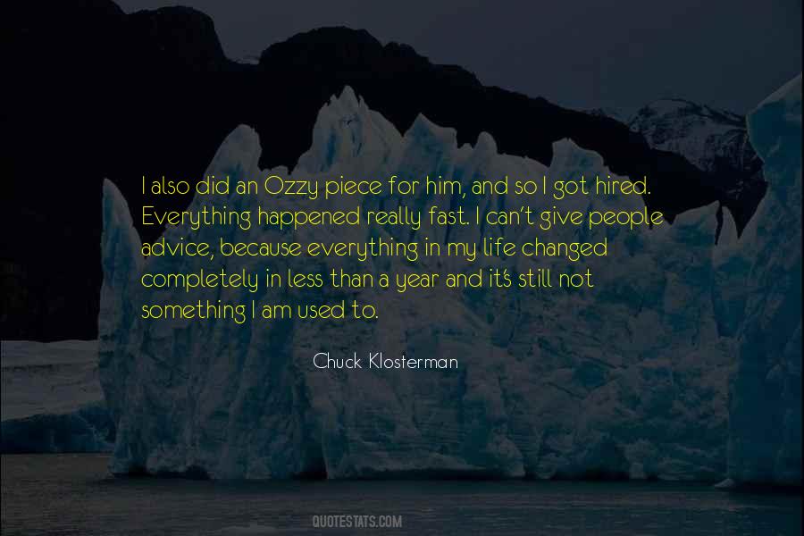 Chuck Klosterman Quotes #1687564