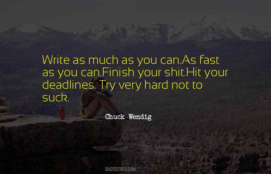 Chuck Wendig Quotes #1131491