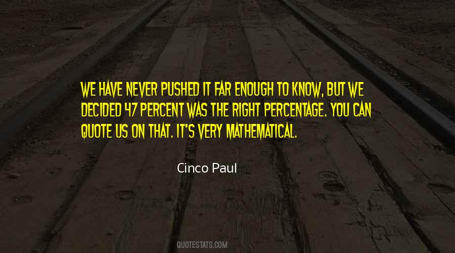 Cinco Paul Quotes #79692