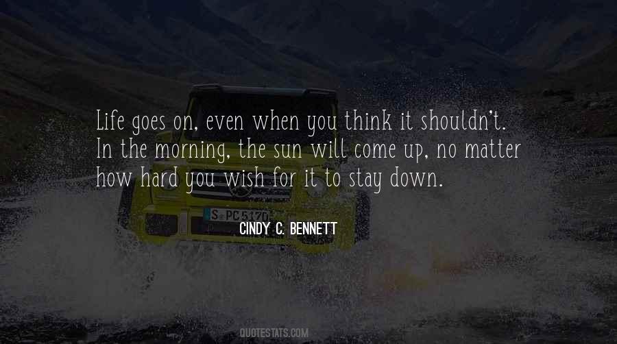 Cindy C. Bennett Quotes #116325