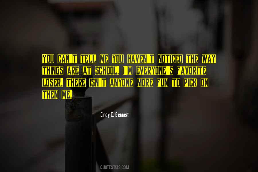 Cindy C. Bennett Quotes #920606