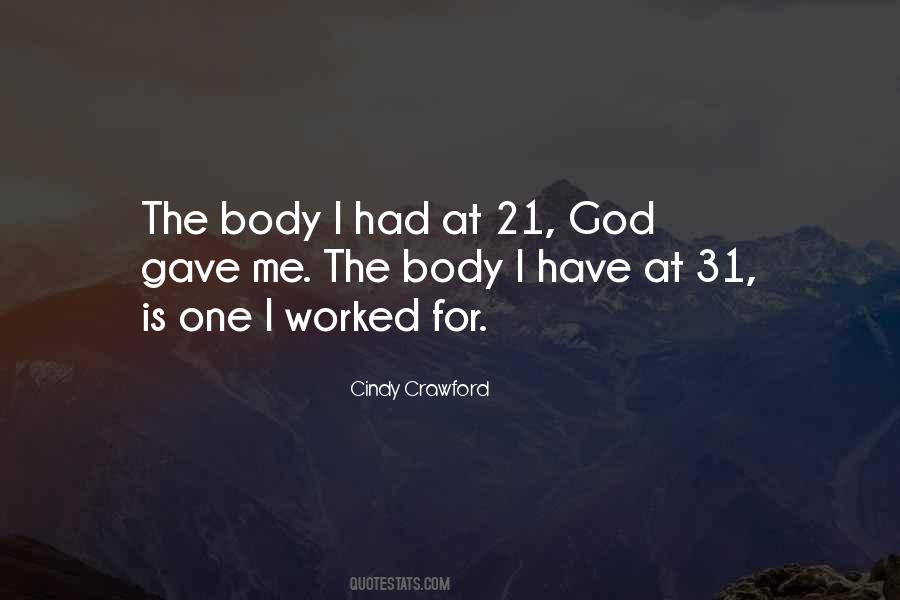 Cindy Crawford Quotes #1773117