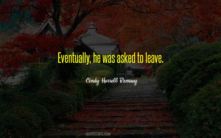 Cindy Horrell Ramsey Quotes #577377