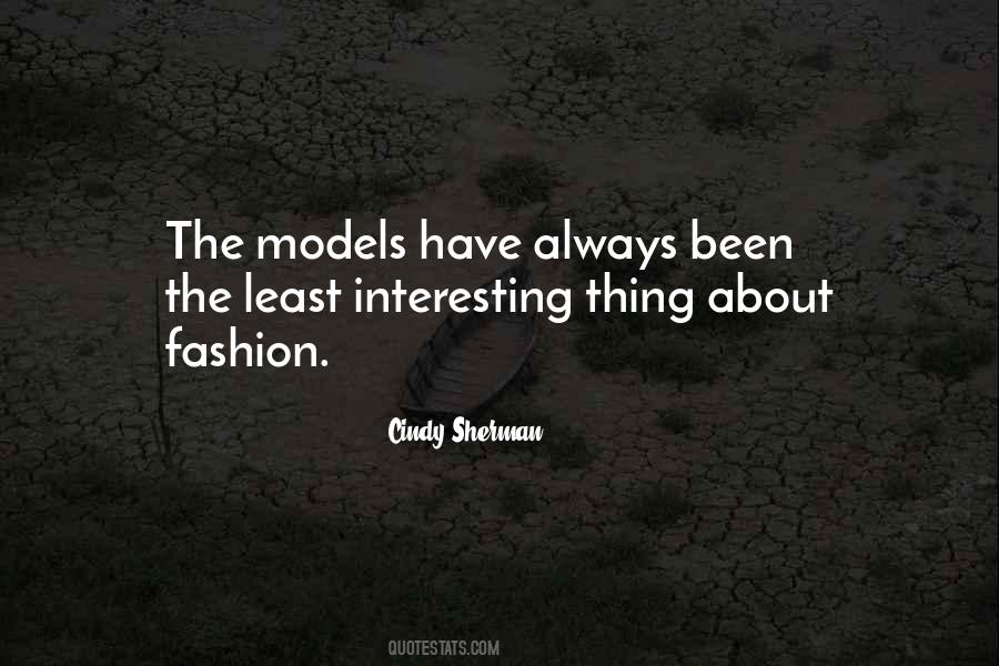 Cindy Sherman Quotes #627427