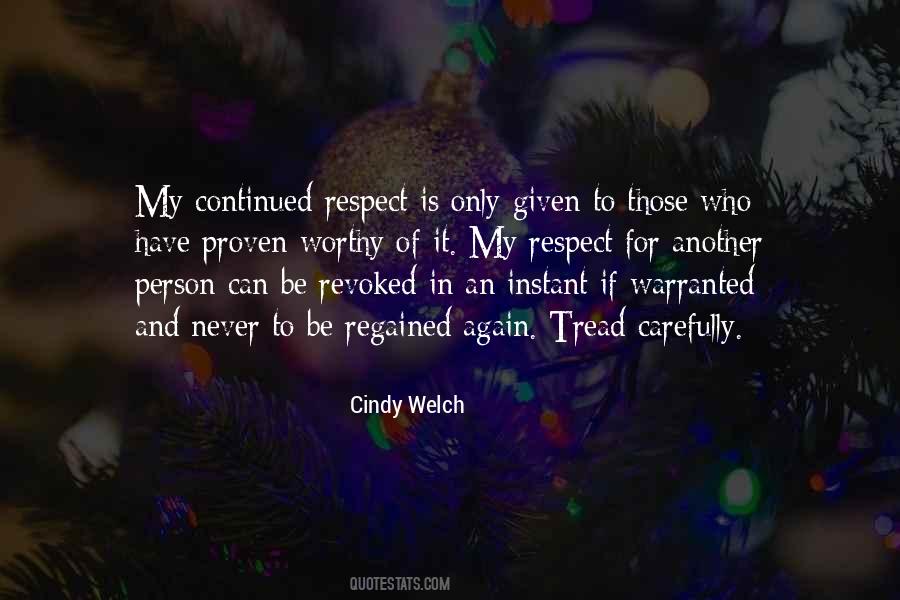 Cindy Welch Quotes #1431778